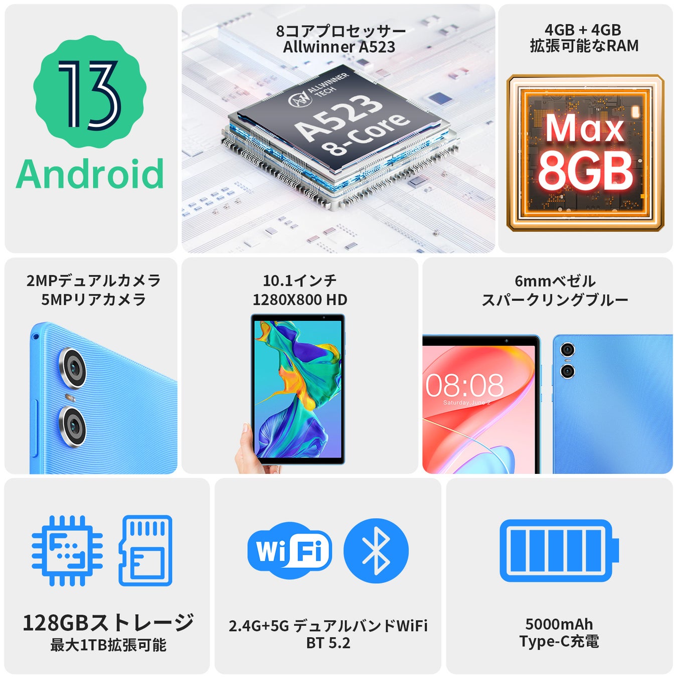 【過去最低】Teclastアップグレード版の「P26T」登場！40％ OFFの歴史最安値で販売します。専用ケースも無料GETできます。8+128GB/Android 13/WideVine L1対応のサブ画像2