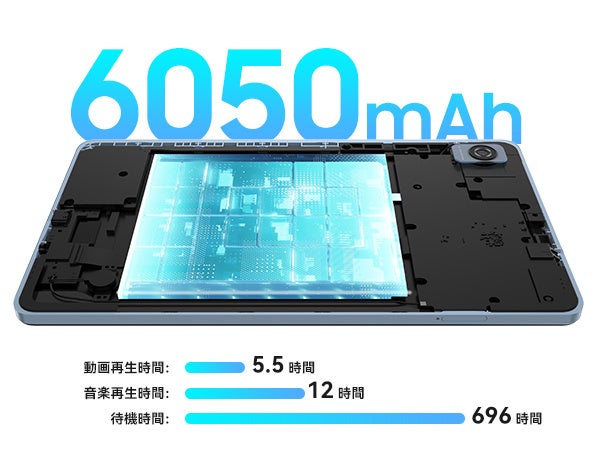 Amazon人気新商品「約36％OFF今週末限定」高性能タブレット「Blackview Tab60」12GB+128GB（Android 13/Widevine L1）！小型8.68インチタブレット！のサブ画像6