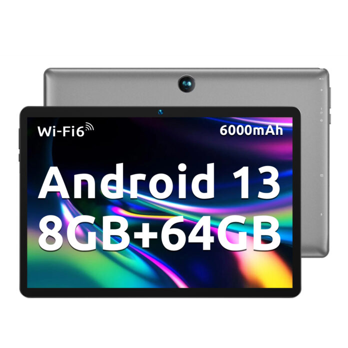 【史上最安値】一日だけ、Amazon Android 13 超高性能 2.0Ghz CPU搭載 8GB+64GBタブレット、最安価格 10,900円‼のメイン画像