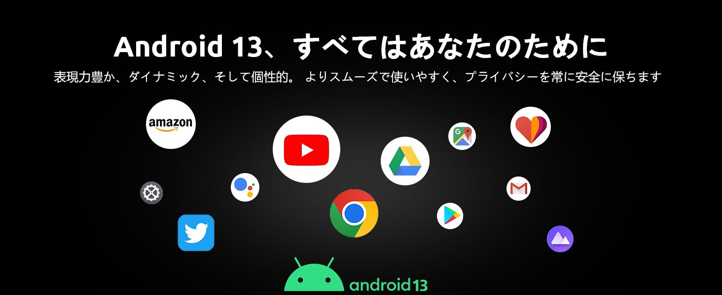 【Amazon Prime 感謝祭】2日だけ、Amazon Android 13 超高性能 2.0Ghz CPU搭載 8GB+64GBタブレット、最安価格 10,900円‼のサブ画像2
