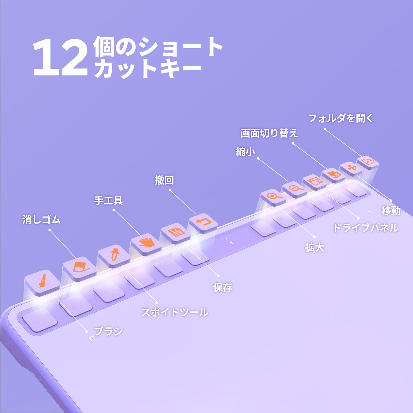 季節限定❣　UGEE のお買い得セールの人気アイテム　紫のペンタブレット紹介！（2023年10月1日～10月30日迄）のサブ画像3