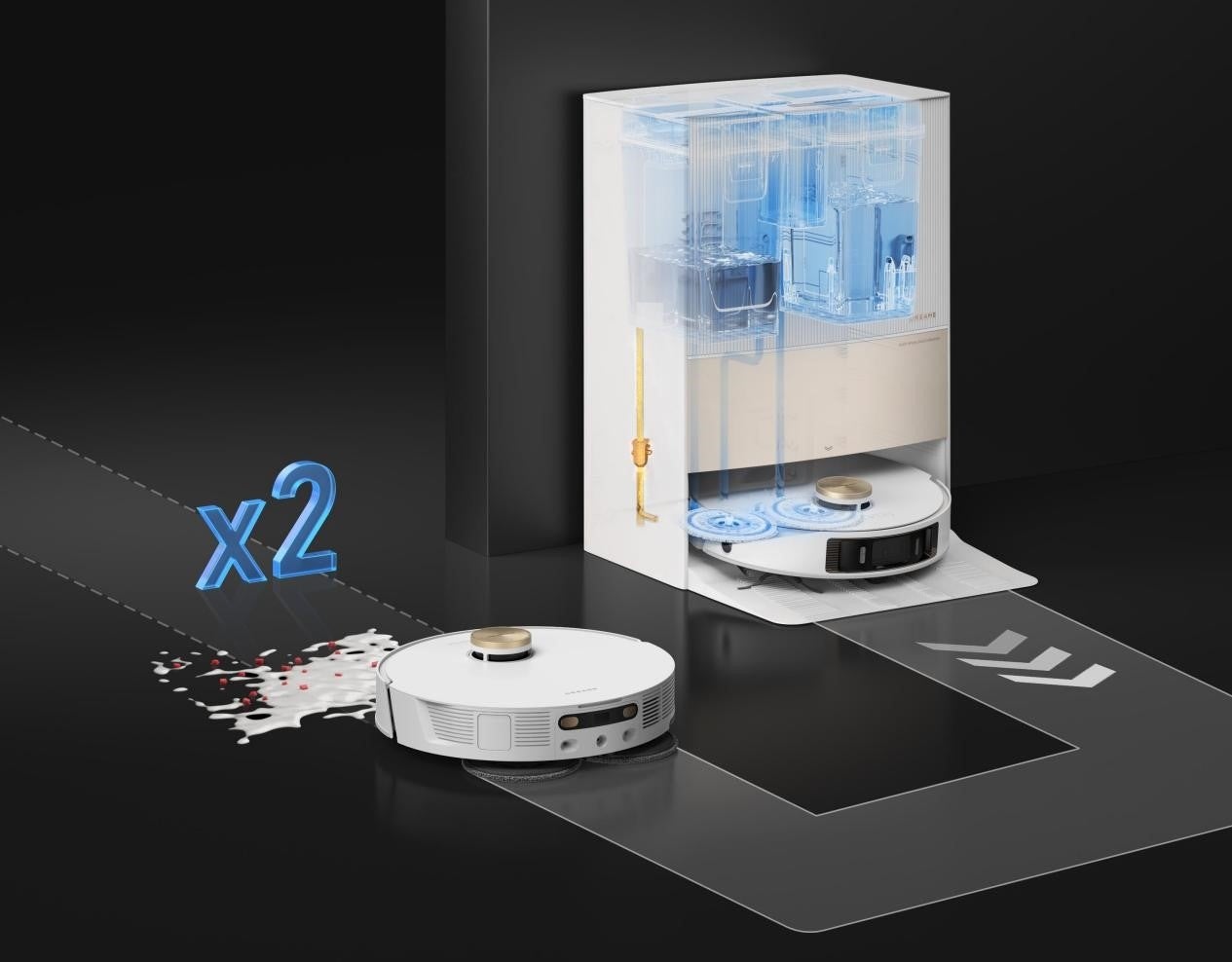 Dreame、世界初のモップエクステンド™技術搭載ロボット掃除機「DreameBotL20 Ultra Complete」10月6日発売！業界最強クラス吸引力7000Pa、モップ洗浄＆乾燥まで全自動のサブ画像10
