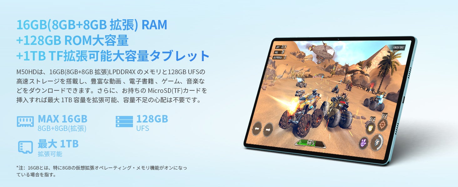 【在庫一掃】Teclast新商品「M50HD」はAmazonで限定セール開催中、LTE+WideVine L1対応。学生適用の8インチ小型タブレット「P80T」も過去最低！のサブ画像4