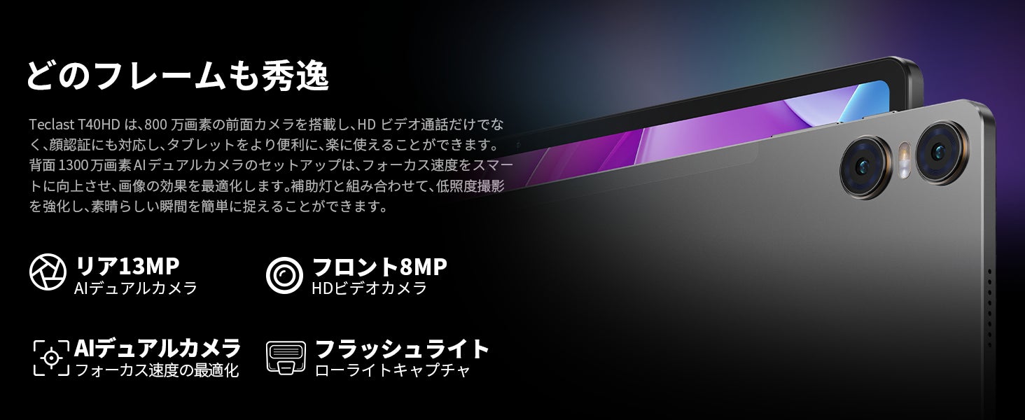 【歴史最安値、今週限定！】Teclast人気新商品「T40HD」限定セール開催中！Widevine L1対応+通話可能の「M50 Pro」タブレットもAmazonで過去最低の価格で販売します。のサブ画像4