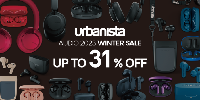 最大31％オフの期間限定セール「urbanista AUDIO 2023 WINTER SALE」を、2023年11月18日（土）より開催中のメイン画像