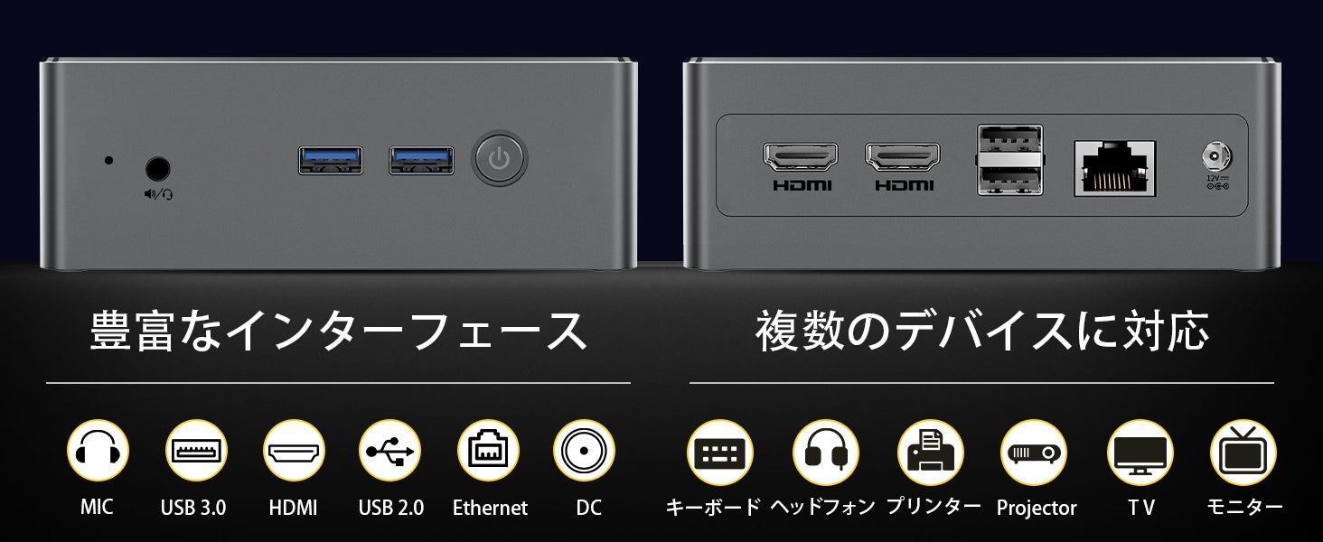 BMAX 「B4」Intel 第12世代 N95 小型パソコン,16GB+512GB,最安値22,400円!!のサブ画像4