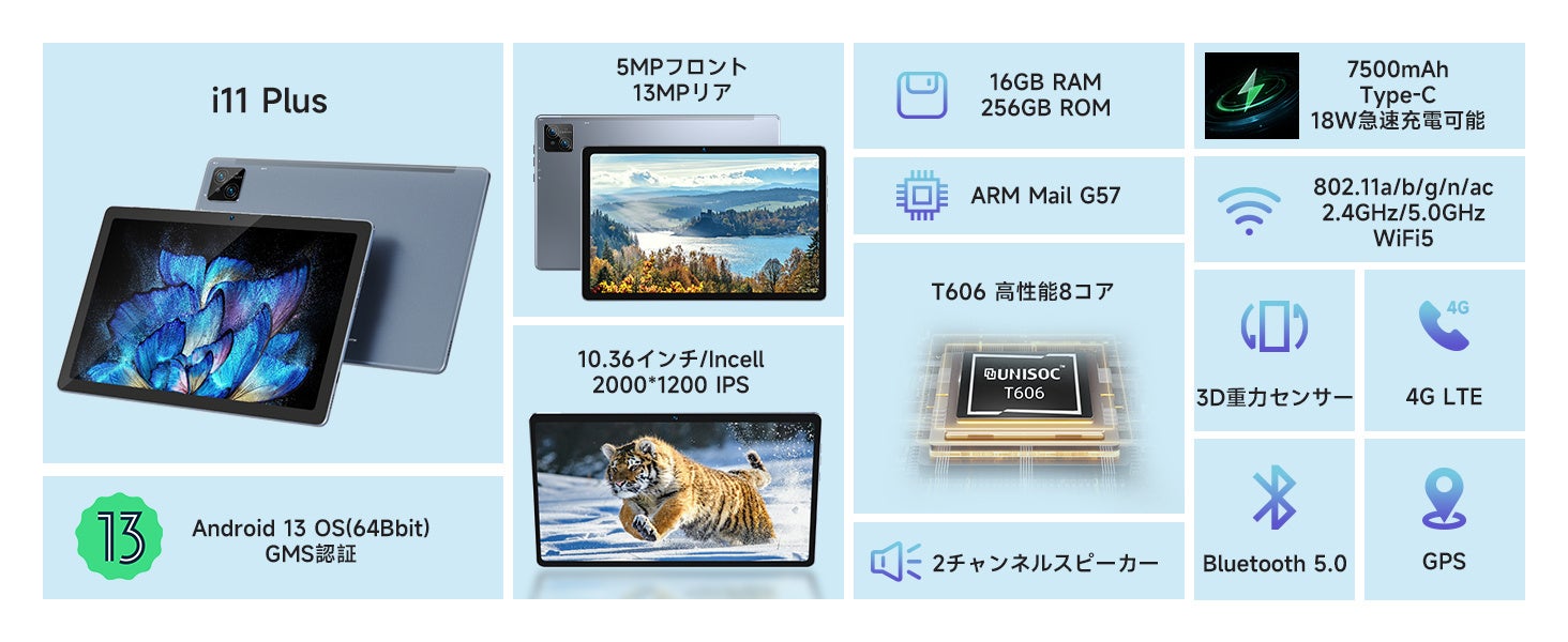 【Amazonブラックフライデー第6弾—史上最低価格9,290円】Android13 タブレット 10インチ、HD IPSディスプレイ、WideVine L1対応、6000mAh、期間限定、最後30台のサブ画像7