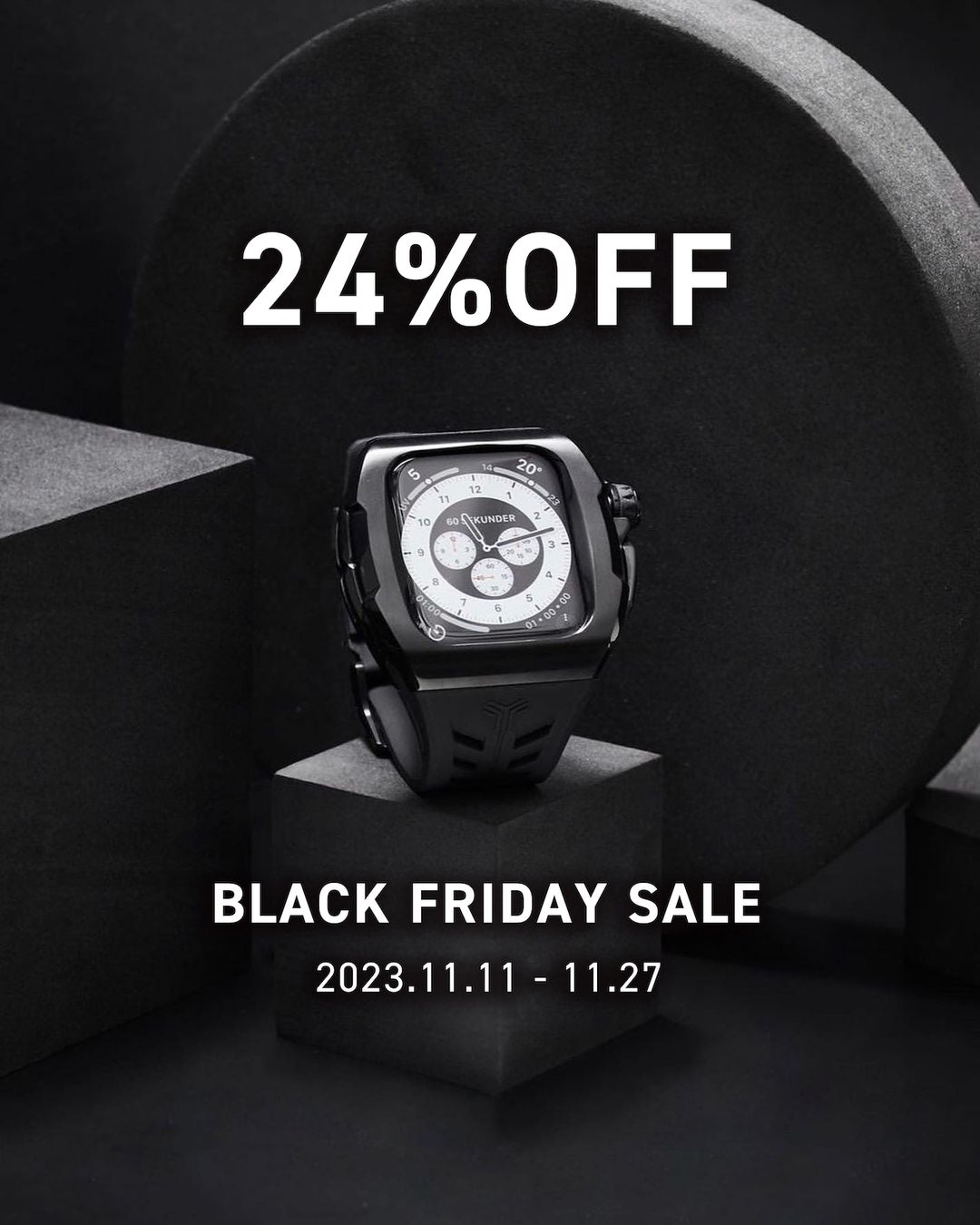 【全商品24％OFF】スウェーデン発のアップルウォッチケースブランドY24日本公式サイトにて、ブラックフライデーセールを開催中。のサブ画像1