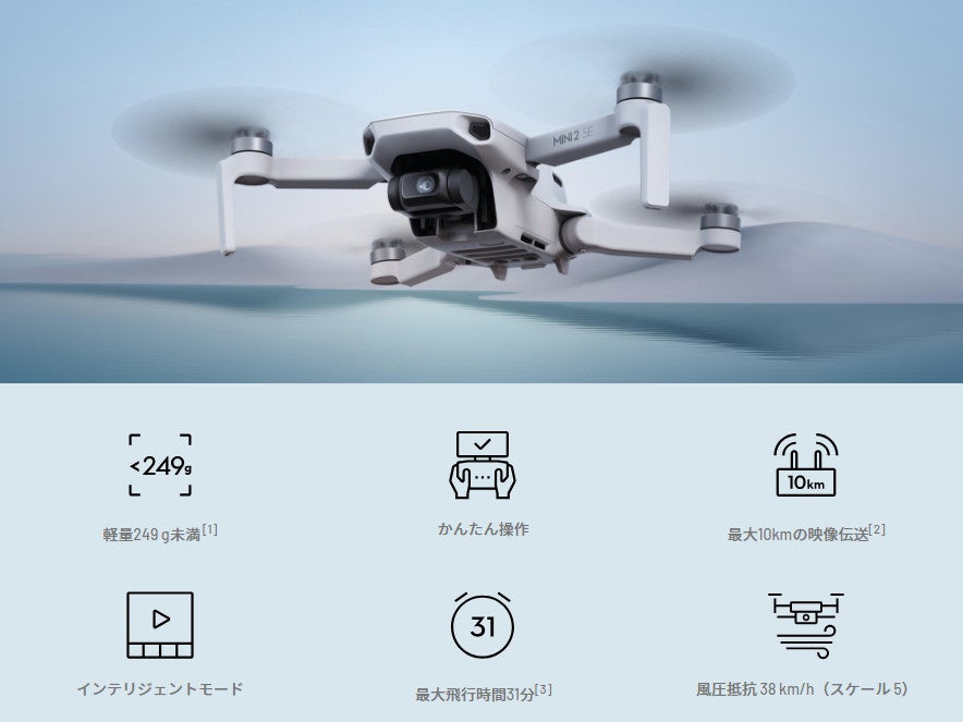 満足できる撮影性能と納得の価格を備えたカメラドローンやアクションカメラが最大20％OFFの「DJI ウィンターセール」が11月24日（金）からスタートのサブ画像4