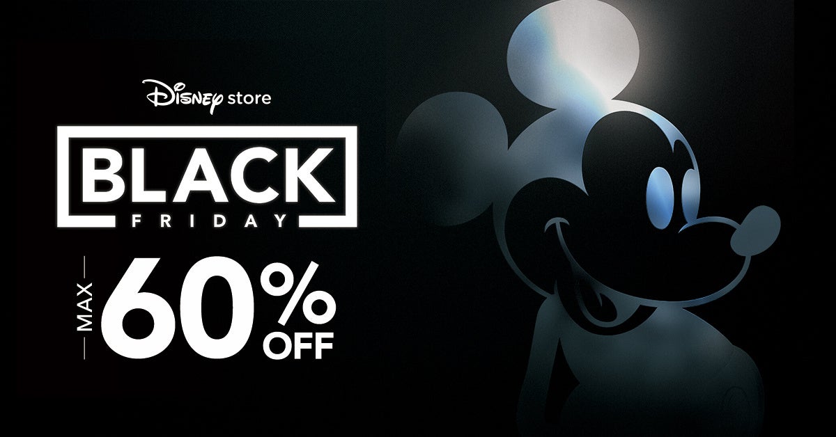 最新商品が40％OFF！最大60％OFFのアイテムも登場！ ディズニーストアのブラックフライデーを11月17日（金）より11日間限定で開催のサブ画像1_© Disney