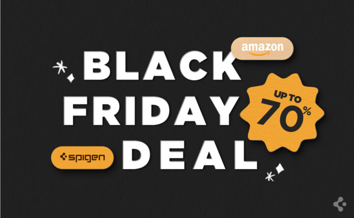 【本日開催】 Spigenが「Amazonブラックフライデー」にて、最大70％OFFのセール開催！のメイン画像