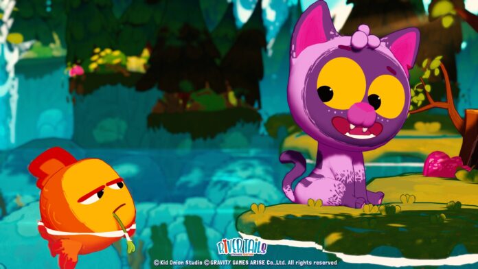 猫と魚の協力プレイがかわいい協力アクションアドベンチャーゲーム『River Tails: Stronger Together』の正式リリース日が2023年12月15日に決定！のメイン画像