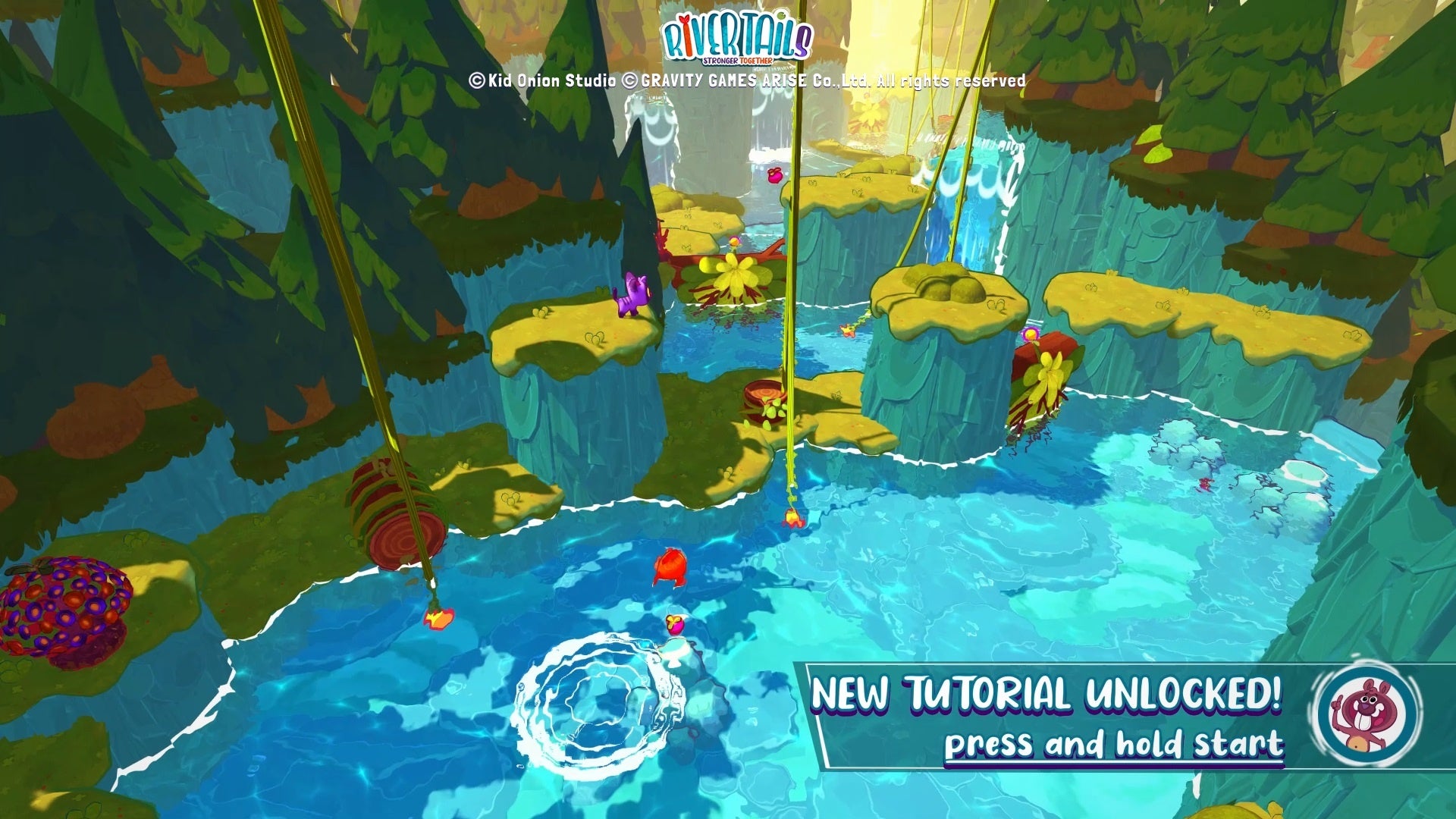 猫と魚の協力プレイがかわいい協力アクションアドベンチャーゲーム『River Tails: Stronger Together』の正式リリース日が2023年12月15日に決定！のサブ画像2