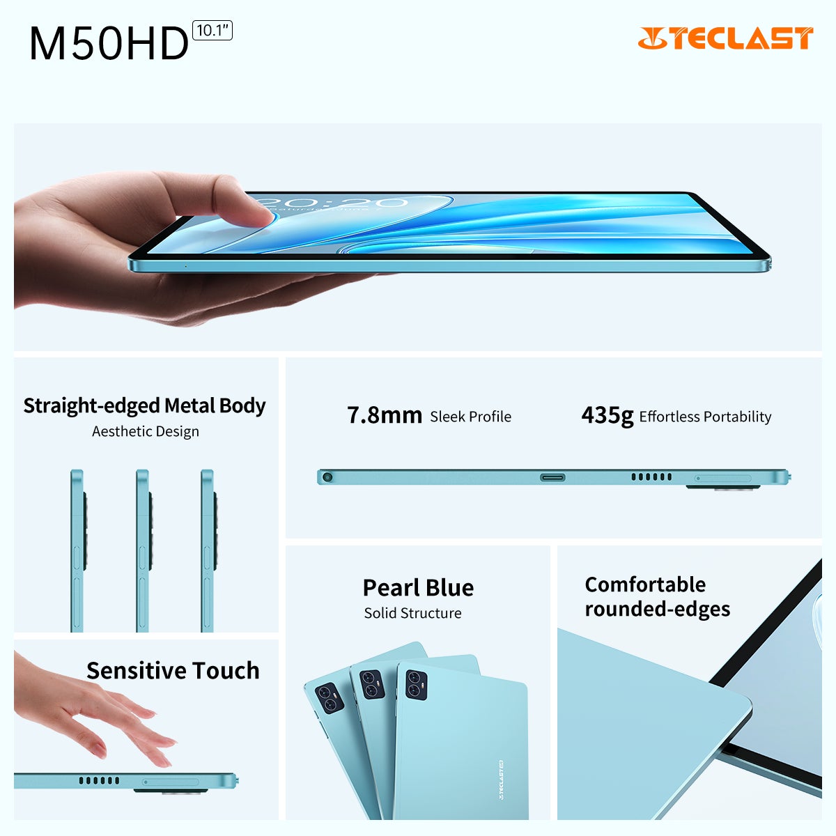 【在庫あり、最大34％ OFF】Teclast大人気タブレット「T50」入荷完了、Amazonで限定セール実施中。新商品の「M50HD」もお得なクーポン配布します。のサブ画像6
