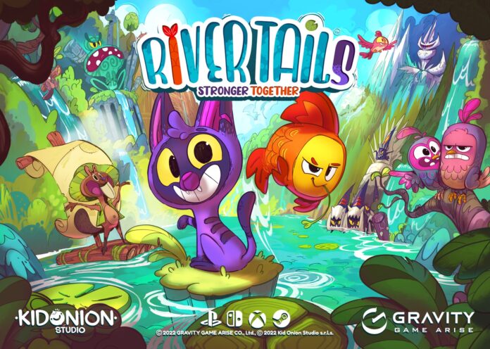 本日2023年12月15日に猫と魚の協力プレイがかわいい協力アクションアドベンチャーゲーム『River Tails: Stronger Together』がSteamにて正式リリース！のメイン画像