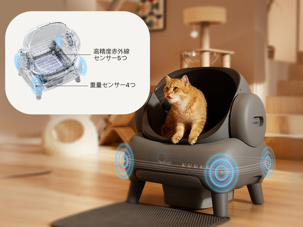 猫トイレ掃除から解放！Neakasa（ネアカサ）全自動猫トイレM1が発売開始のサブ画像6