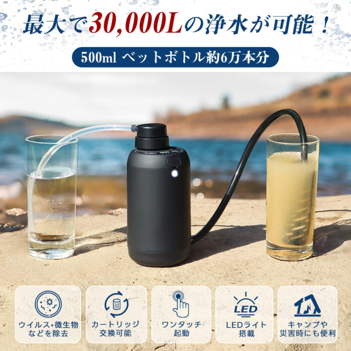 ＼【祝】Amazonの売れ筋防災商品／携帯浄水器商品を4月17日（水）から4月14日（月）まで、Amazonの月例タイムセールプロモーションを開催中！のメイン画像