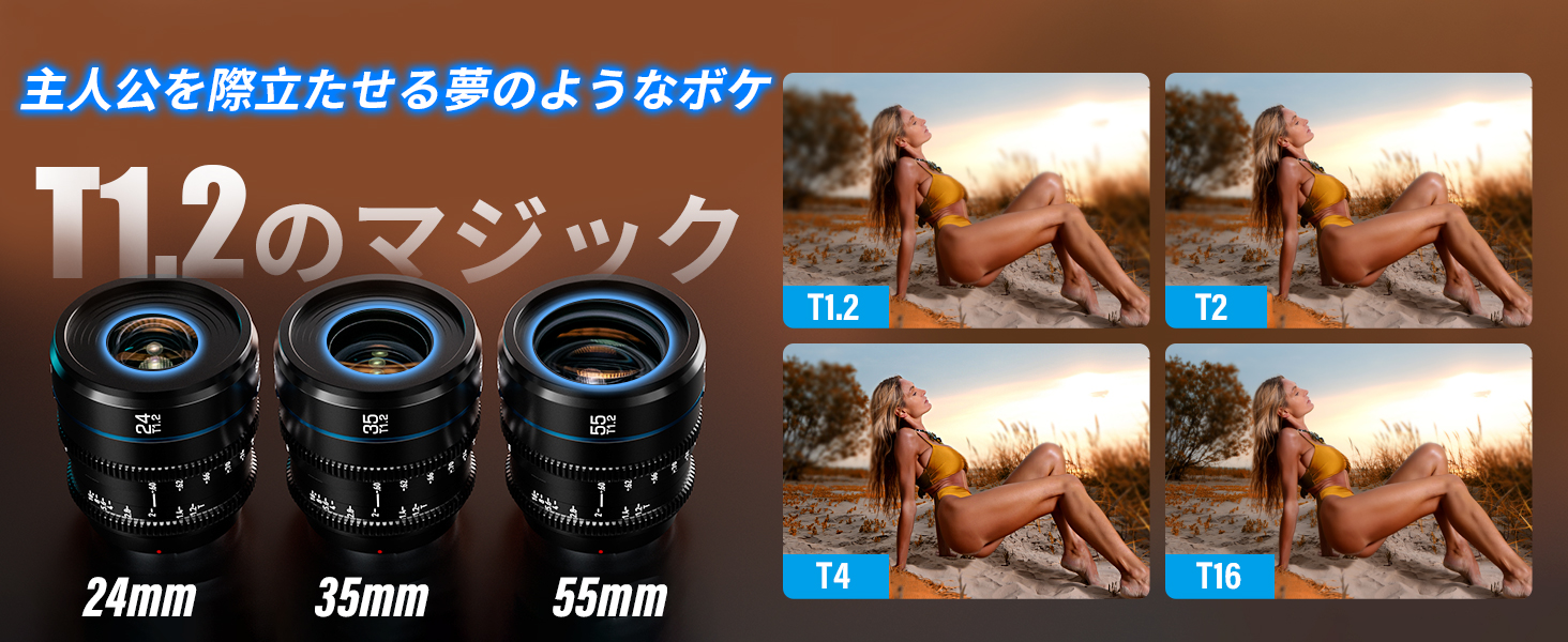 「SIRUI Night Walkerの第3弾」SIRUI Night Walker 35mm T1.2 大口径マニュアルフォーカスシネマレンズのサブ画像3