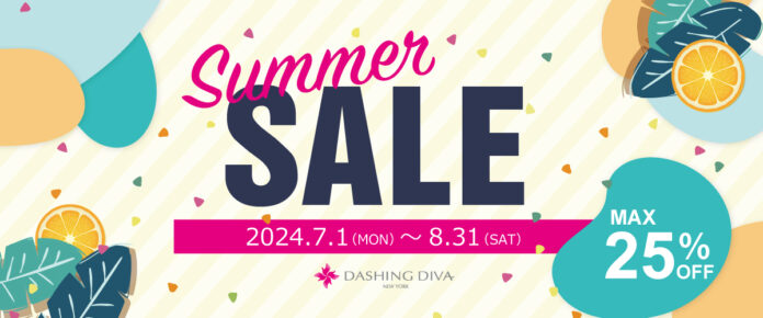 ネイルサロン ダッシングディバ　半期に一度のビッグセール「SUMMER SALE」開催！夏の気になるケアに最適♪人気の美容アイテムと独自開発のハンド＆ネイルケア商品が勢ぞろいのメイン画像