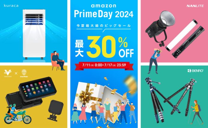 Amazonプライムデー&先行セール 撮影用LEDブランド「NANLITE」や三脚「BENRO」、バイクモニター「AlienRider」が最大30%OFF！！のメイン画像