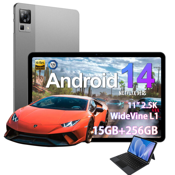 【数量限定キーボード無料プレゼント！ 】2024年新型DOOGEE 15GB+256GB 11インチG99タブレット「T30 Pro」がAmazonでクーポン付きセール中！のメイン画像
