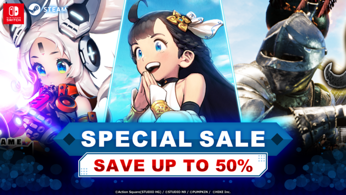 HIKE GAMESの人気作品が最大50%オフ！ 『ARIA CHRONICLE』『METALLIC CHILD』『ALTF4』をお得に買おうのメイン画像
