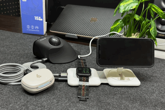 【期間限定40％OFF】Qi2対応×高コスパを実現したRORRYの4in1折りたたみ式ワイヤレス充電器を紹介のメイン画像