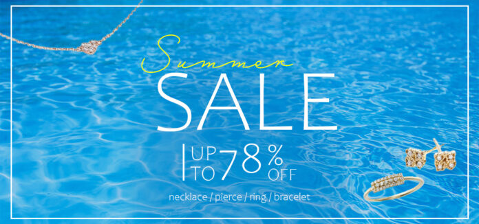 【東京ジュエリーインデックス】K18やプラチナジュエリーが最大78%OFF SUMMER SALE開催中！のメイン画像