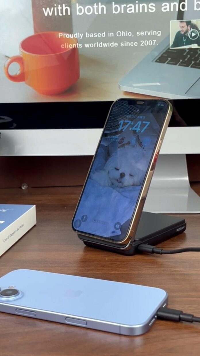 【期間限定43％オフ】RORRY、QI2認証15Wワイヤレス充電対応新型モバイルバッテリー「M8」がセール実施のメイン画像