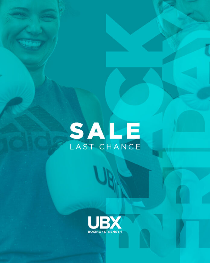 【UBXブラックフライデー開催11/28・20・30の3日間限定！】より質の高いボクシングフィットネスを始めるなら今がチャンス。のメイン画像