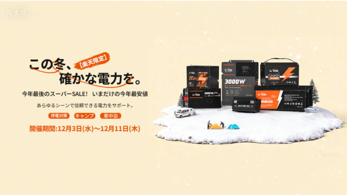 【LiTime楽天市場店＆スーパーSALE残り2日！】最後のチャンスをぜひお見逃しなく！のメイン画像