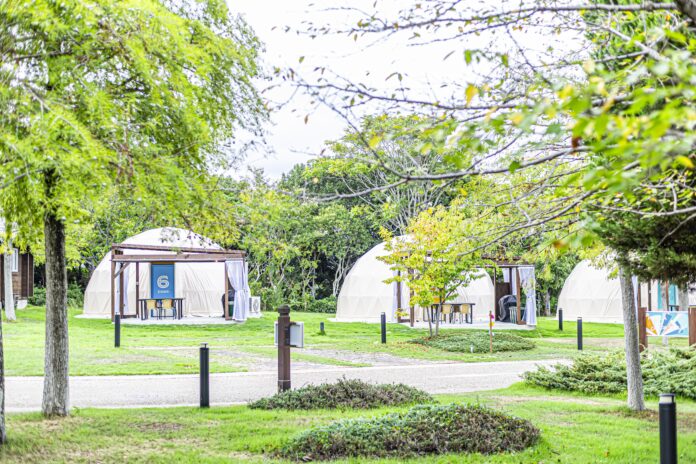 【最大24,000円OFF】お子様“宿泊無料”＆1名3,000円OFFクーポン！兵庫・赤穂海浜公園内「赤穂シーサイドパークグランピング」で春旅応援キャンペーン開催！のメイン画像