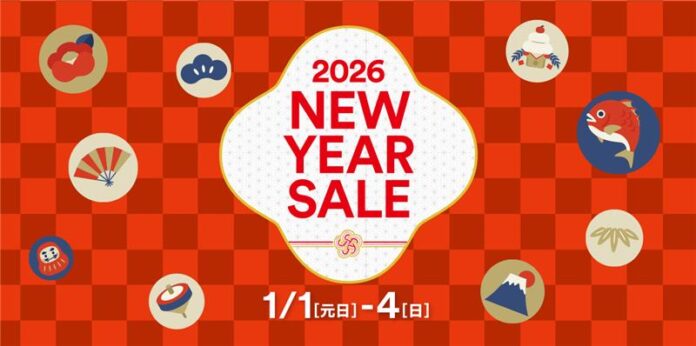 2026年新春初売りはプレミアム・アウトレットで　NEW YEAR SALE＆福袋販売スタートのメイン画像