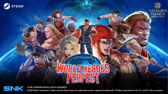 NEOGEOプレミアムセレクション第三弾は、『ワールドヒーローズパーフェクト』が登場！オンライン対戦をアップグレードして本日よりSteamで配信開始！ローンチディスカウント25%OFFセール実施中！のメイン画像