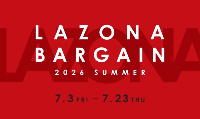 LAZONA BARGAIN　80店舗以上が参加、最大70％OFF！ラゾーナ川崎プラザ 夏のバーゲンのメイン画像