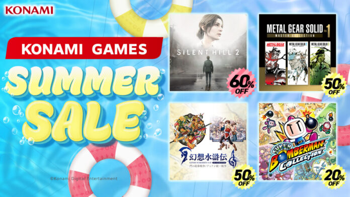 最大80%オフのKONAMI「Summer SALE Part 2」を開催中！のメイン画像
