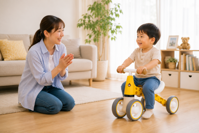 Amazonランキング1位の「キッズ三輪車」が2,000円OFF！1歳からの運動感覚を育む人気の乗用玩具がAmazonスマイルSALEで3,980円にのメイン画像
