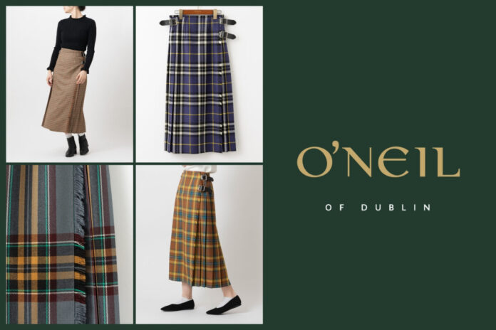 【阪神梅田本店】「O'NEIL of DUBLIN（オニールオブダブリン）」期間限定ショップが登場。アイルランド産のクラシカルなキルトスカートのメイン画像